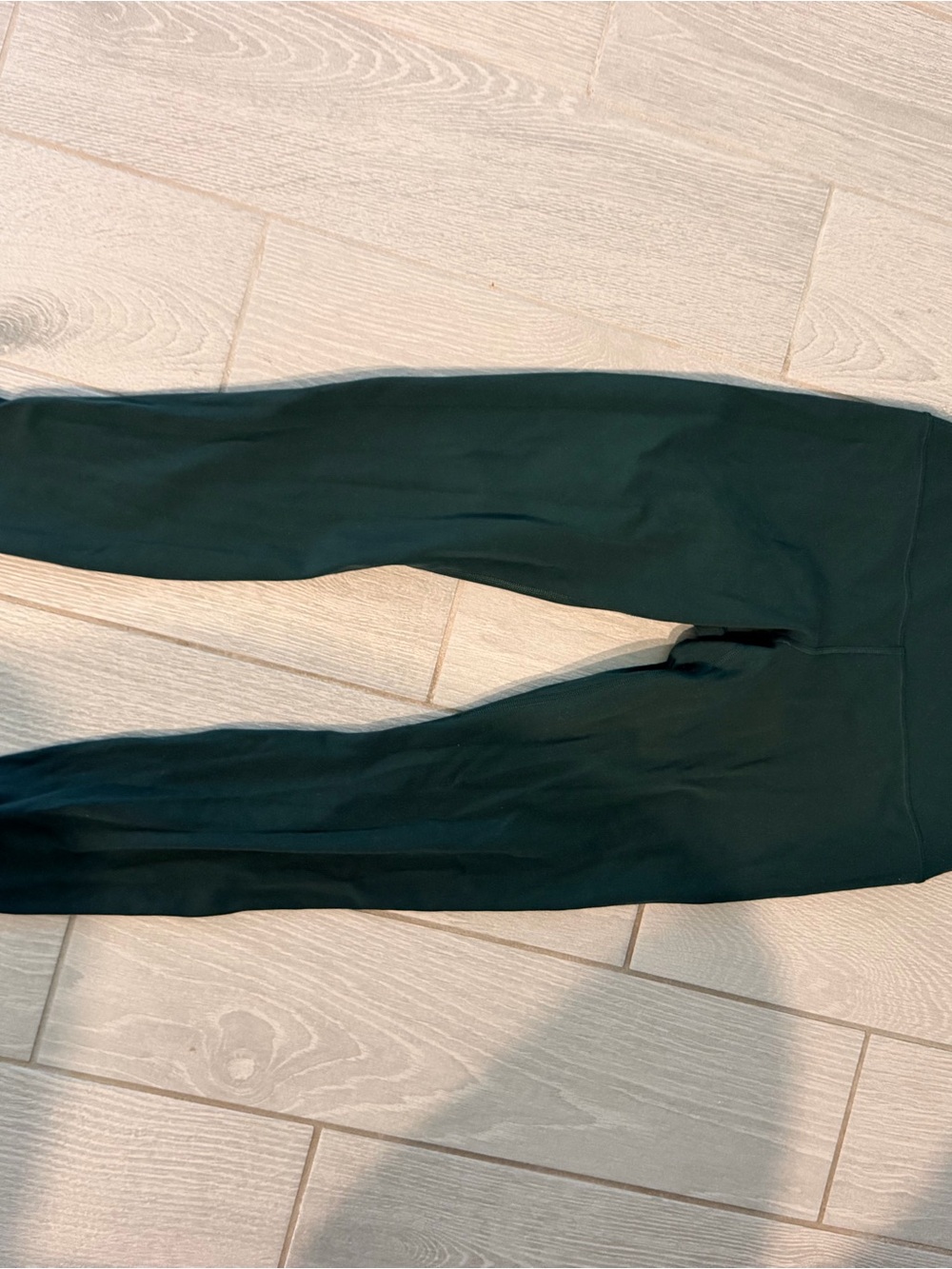 Kids Forest Green Stretch Leggings